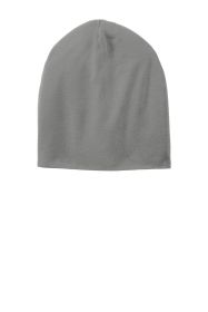 Sport-Tek PosiCharge Competitor Cotton Touch Jersey Knit Slouch Beanie STC35 (Color: Dark Smoke Grey)